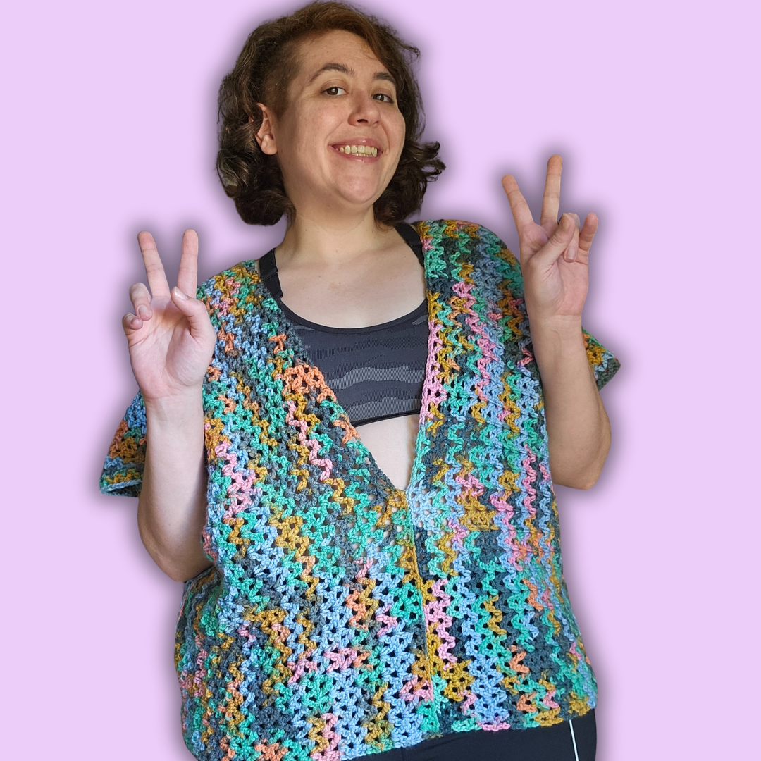 Crochet Rustic Summer Vest
