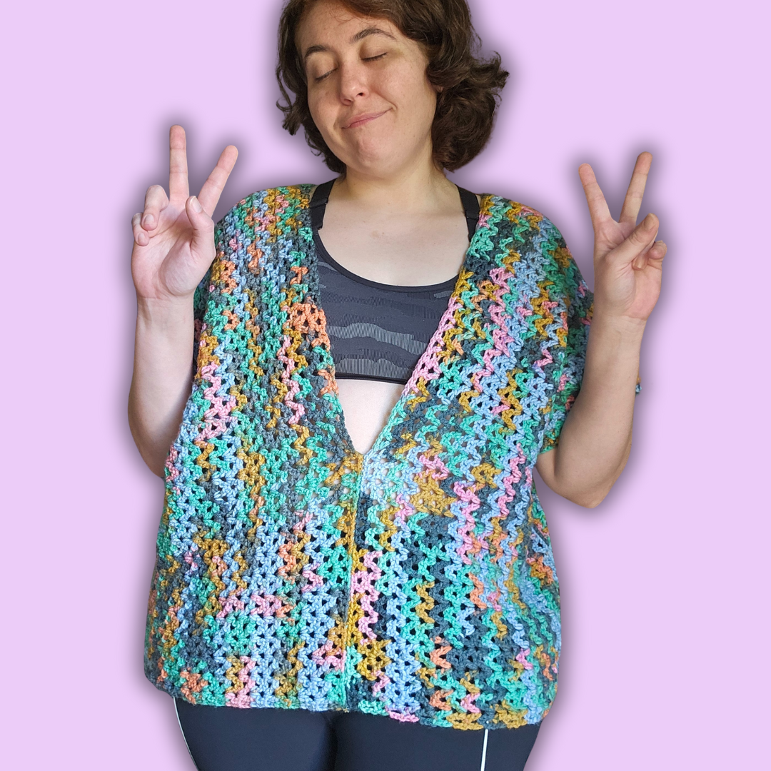 Crochet Rustic Summer Vest