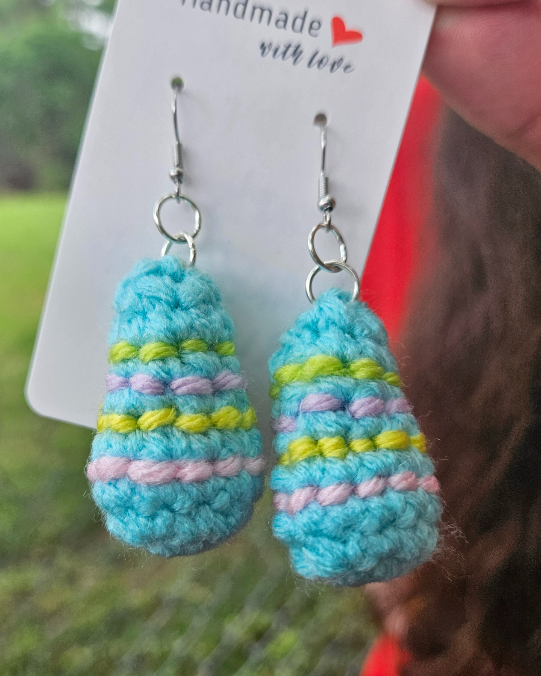 Handmade Holiday Earrings (Easter, Mardi Gras, St. Patrick's Day)