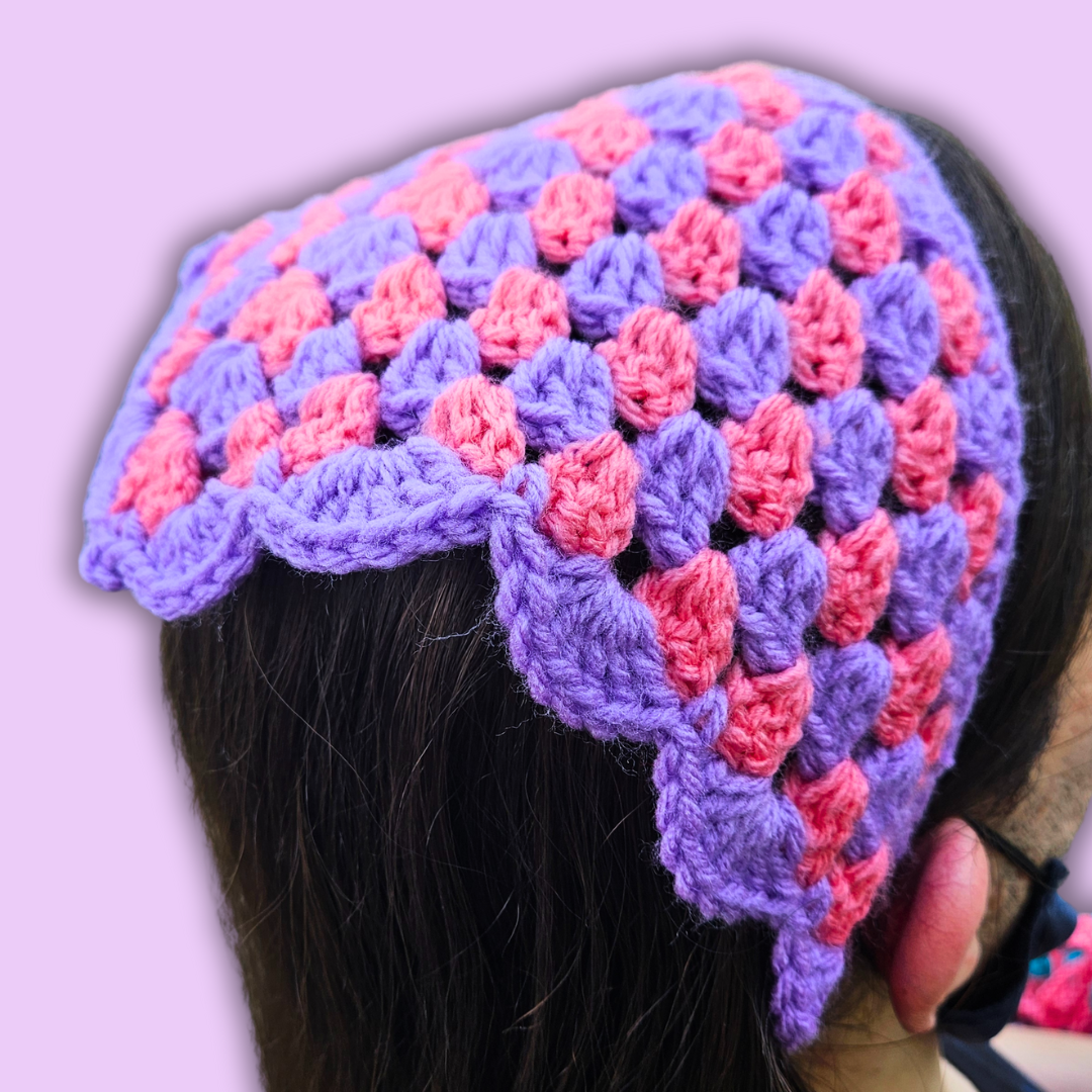 Granny Square Bandana's - Stripes
