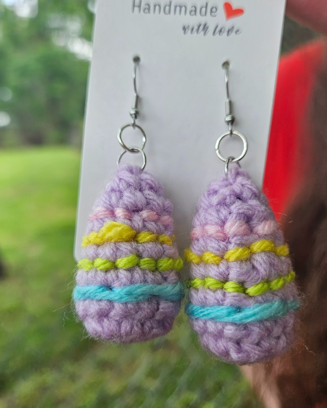 Handmade Holiday Earrings (Easter, Mardi Gras, St. Patrick's Day)