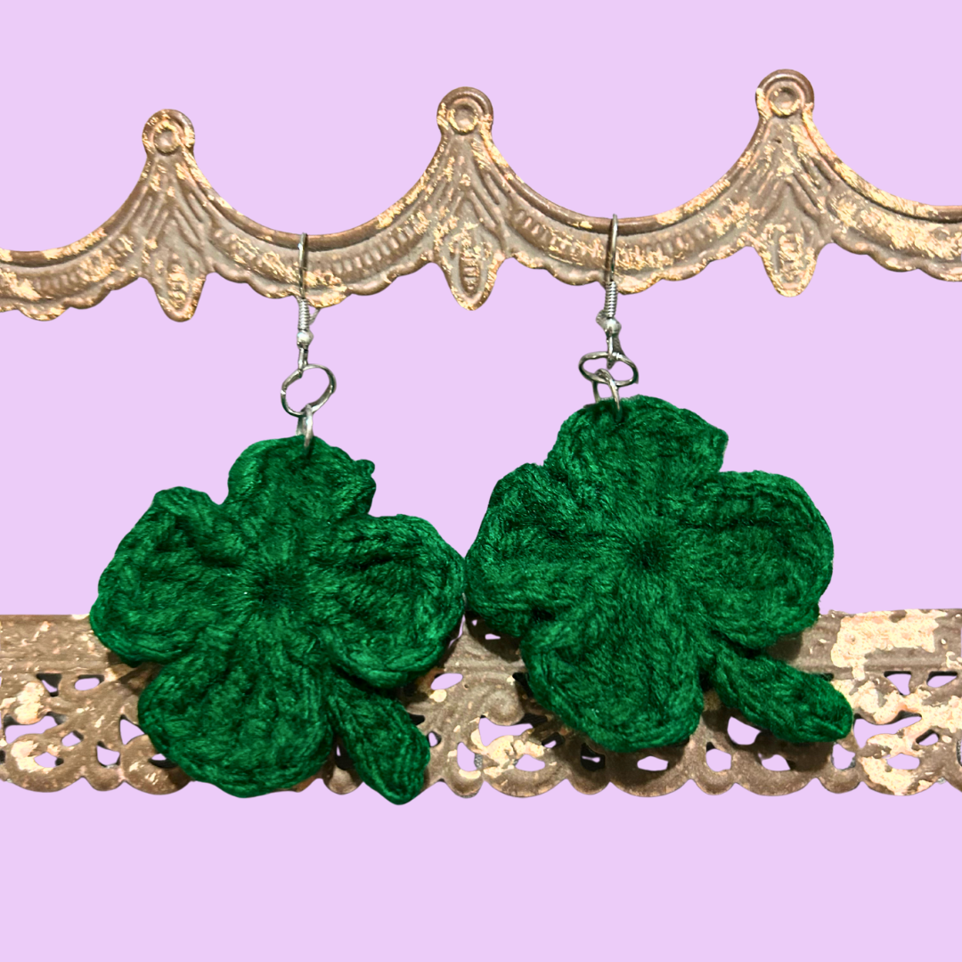 Handmade Holiday Earrings (Easter, Mardi Gras, St. Patrick's Day)