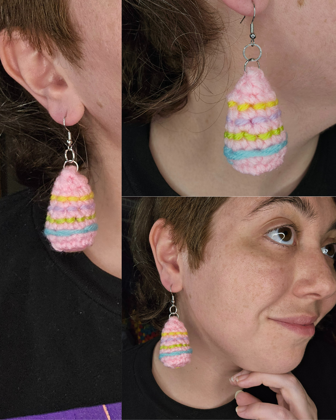 Handmade Holiday Earrings (Easter, Mardi Gras, St. Patrick's Day)