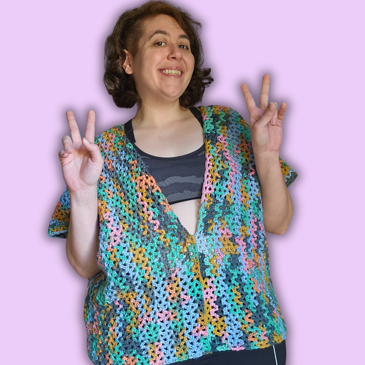 Crochet Rustic Summer Vest