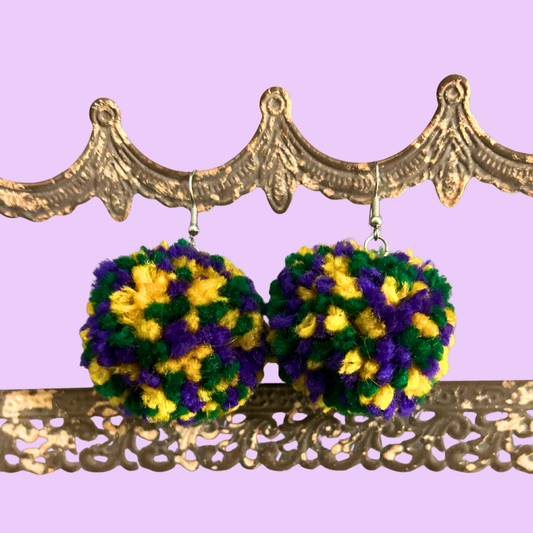Handmade Holiday Earrings (Easter, Mardi Gras, St. Patrick's Day)